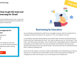 Free Webinar: Tips to Boost Your Email Workflow, Productivity, and Mental Health&nbsp;@boomerang